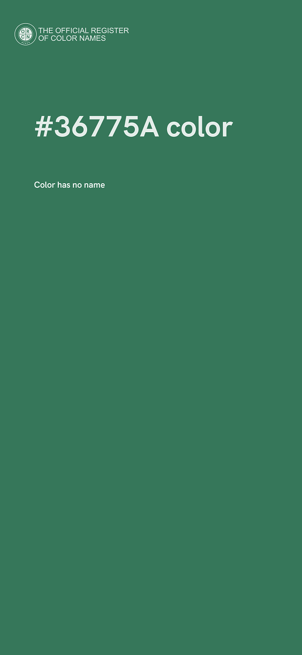 #36775A color image