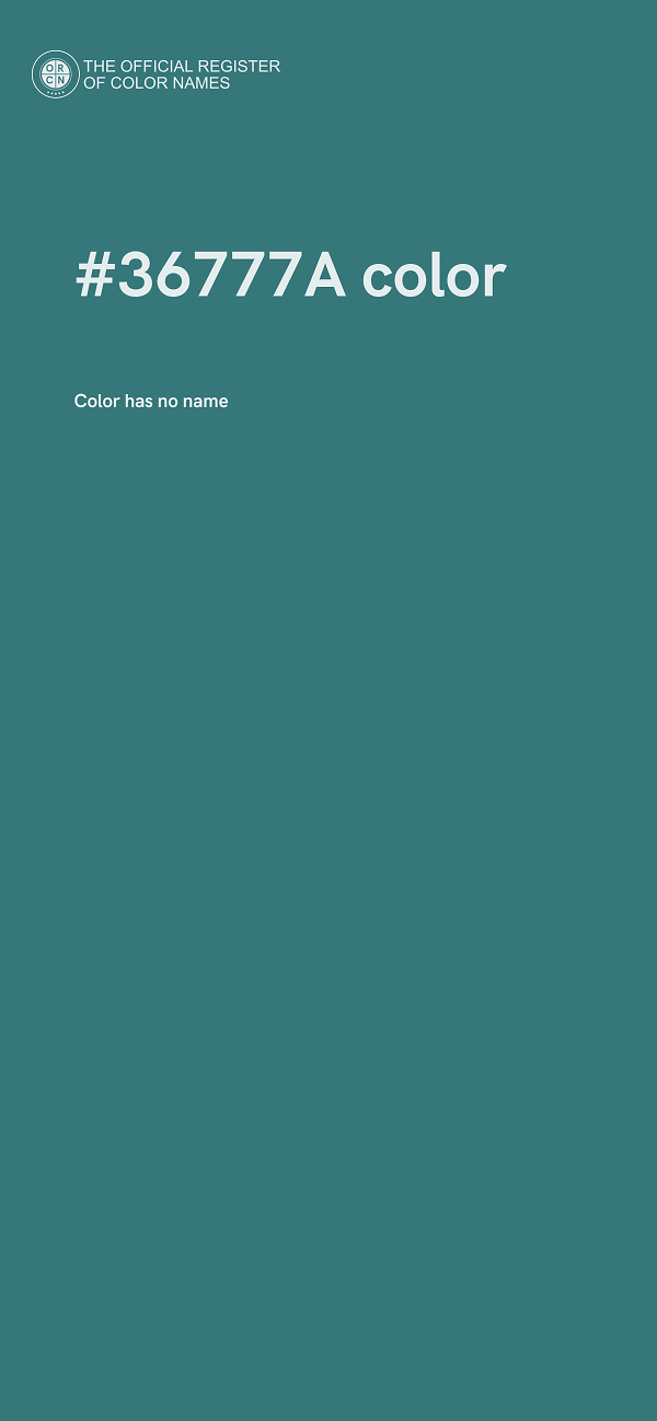 #36777A color image