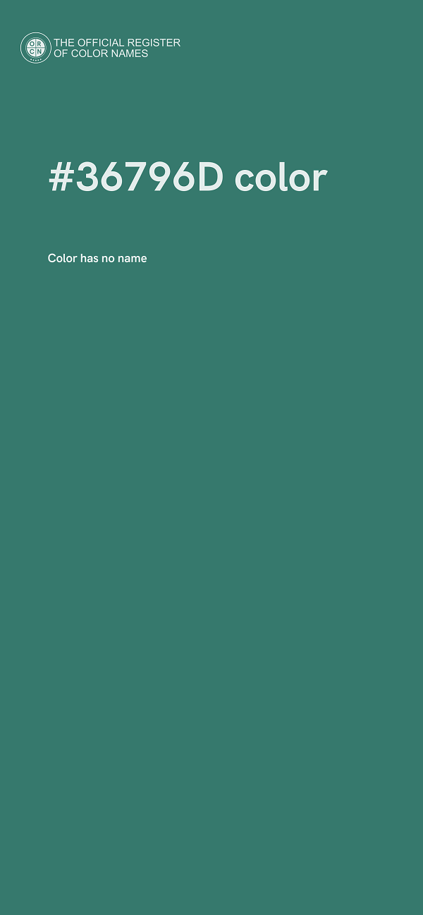 #36796D color image
