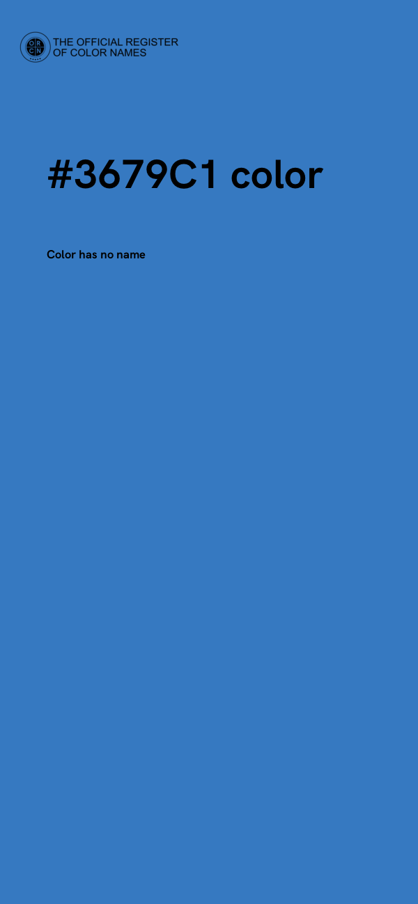 #3679C1 color image