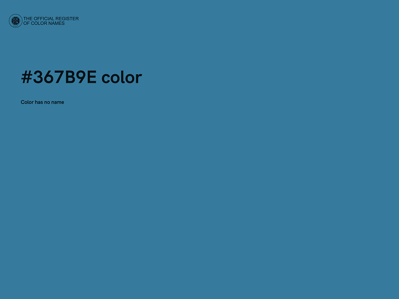 #367B9E color image