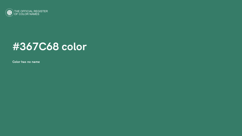 #367C68 color image