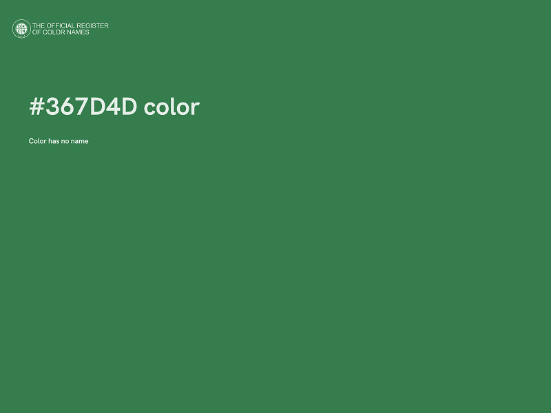 #367D4D color image