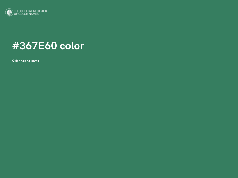 #367E60 color image