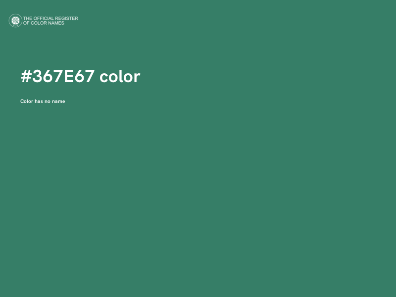 #367E67 color image