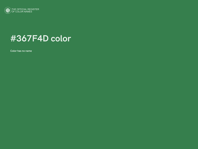 #367F4D color image