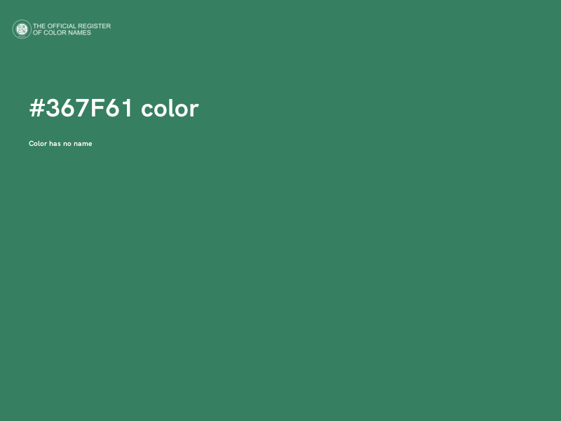 #367F61 color image