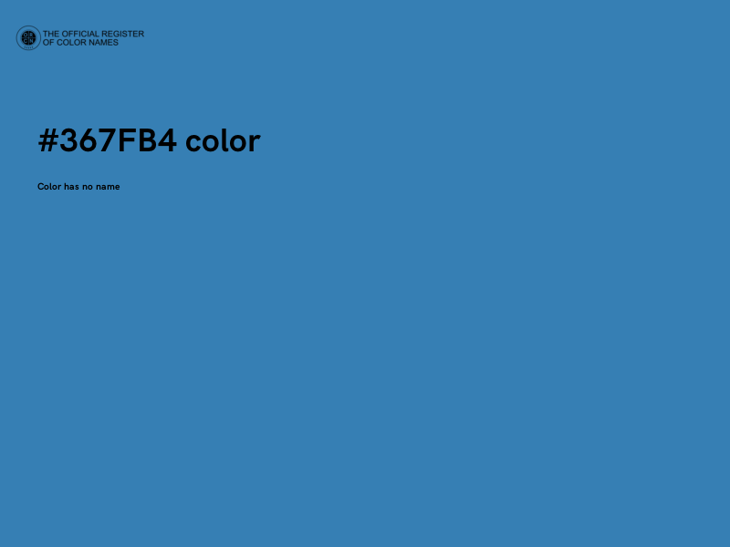 #367FB4 color image