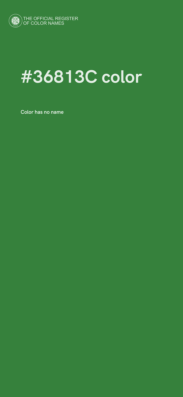 #36813C color image