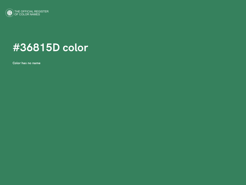 #36815D color image