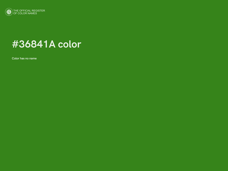 #36841A color image