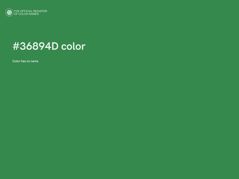 #36894D color image