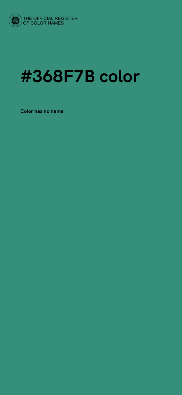 #368F7B color image
