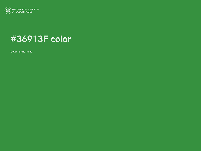 #36913F color image