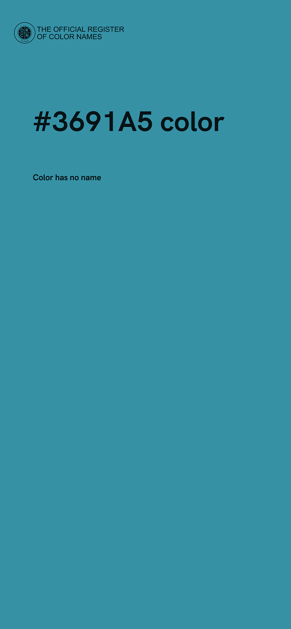 #3691A5 color image