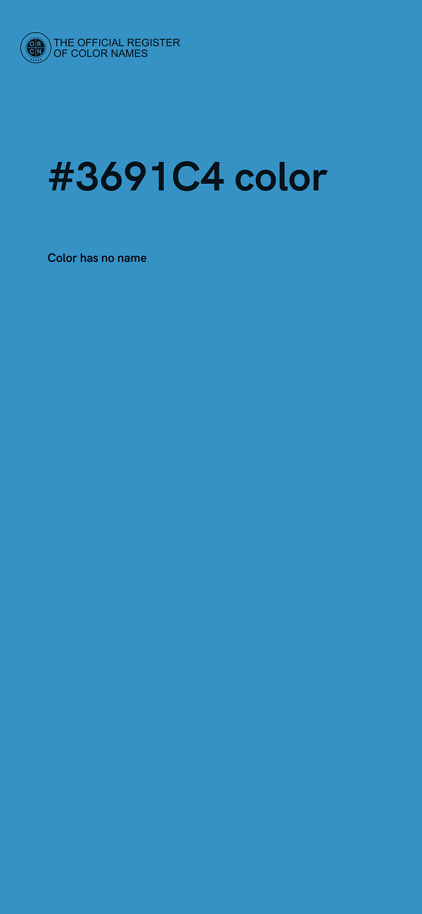 #3691C4 color image