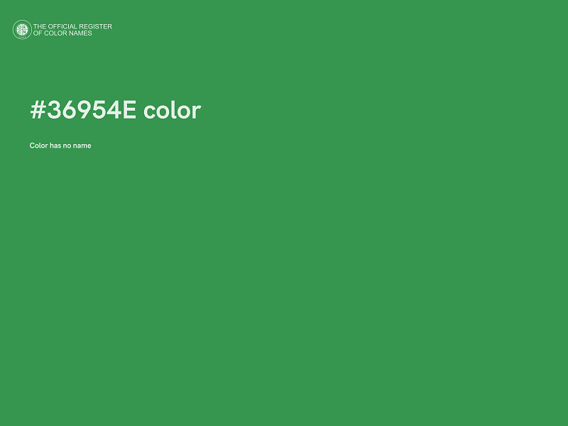 #36954E color image