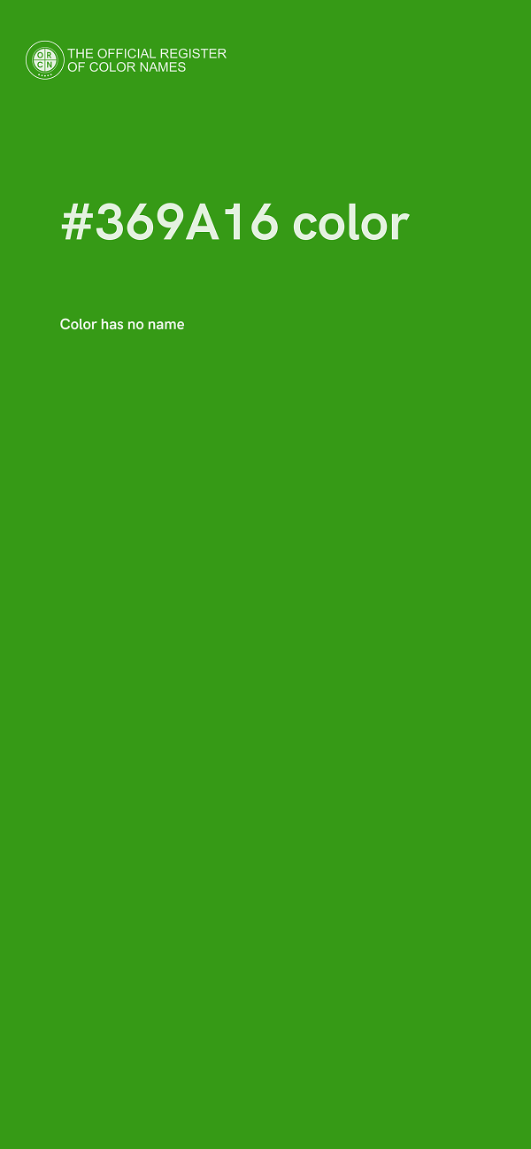 #369A16 color image