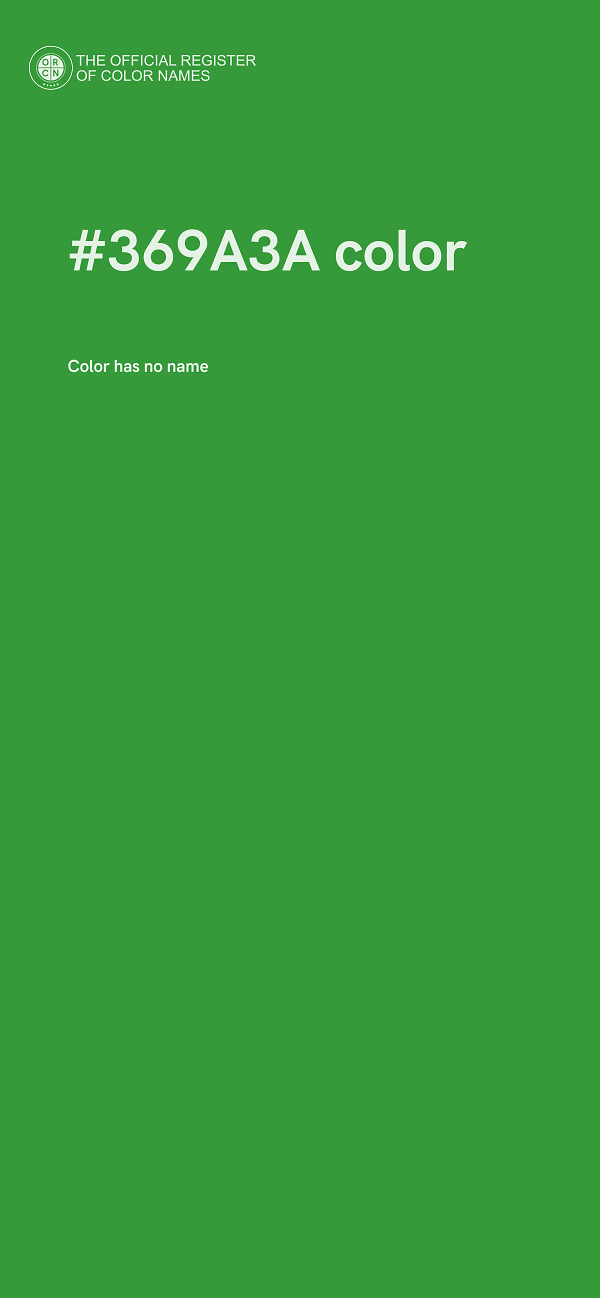 #369A3A color image