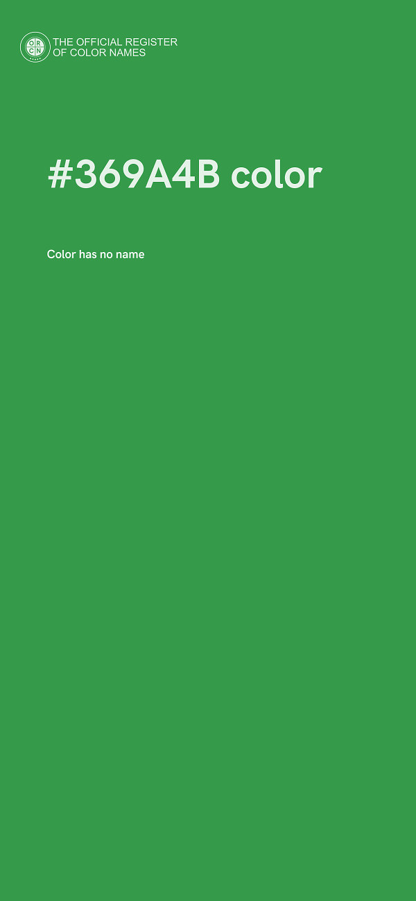 #369A4B color image