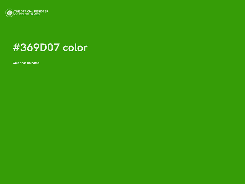 #369D07 color image
