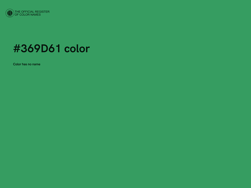 #369D61 color image