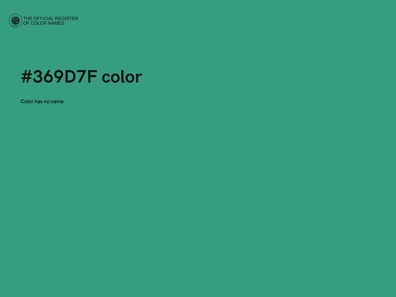 #369D7F color image