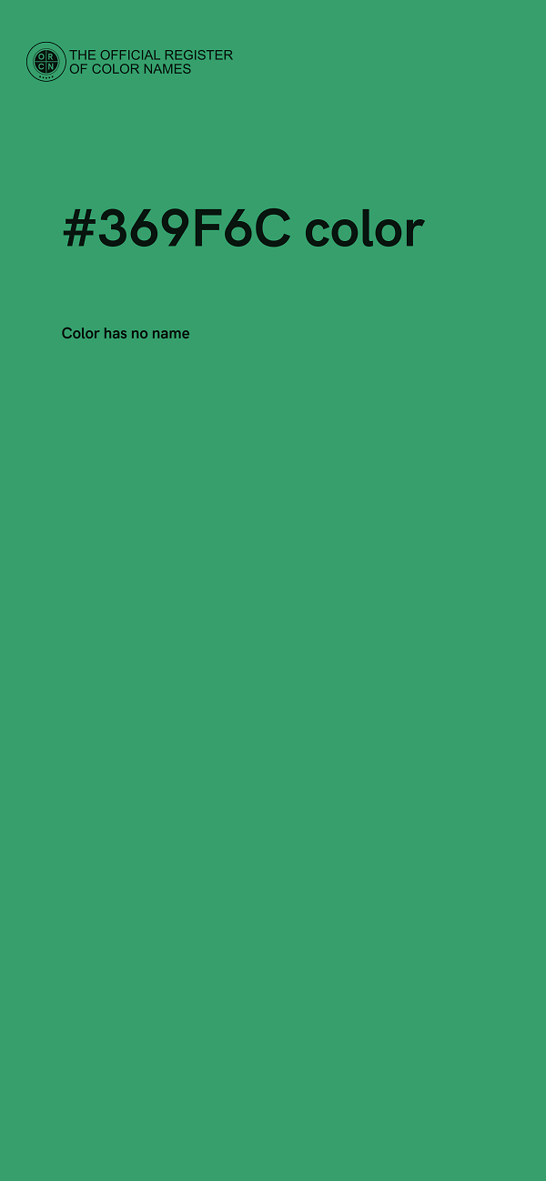 #369F6C color image