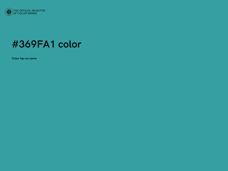 #369FA1 color image