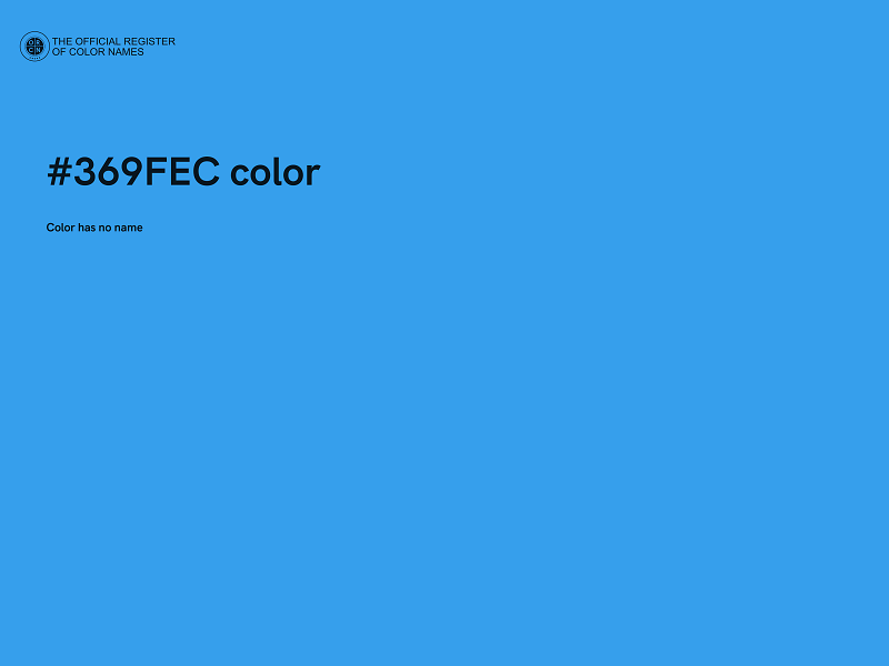 #369FEC color image