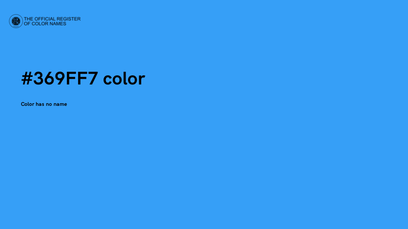 #369FF7 color image