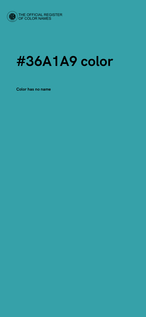 #36A1A9 color image
