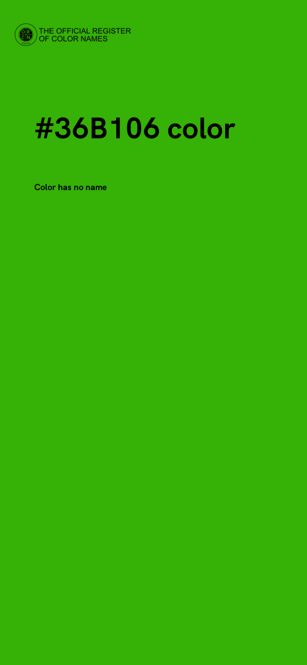 #36B106 color image