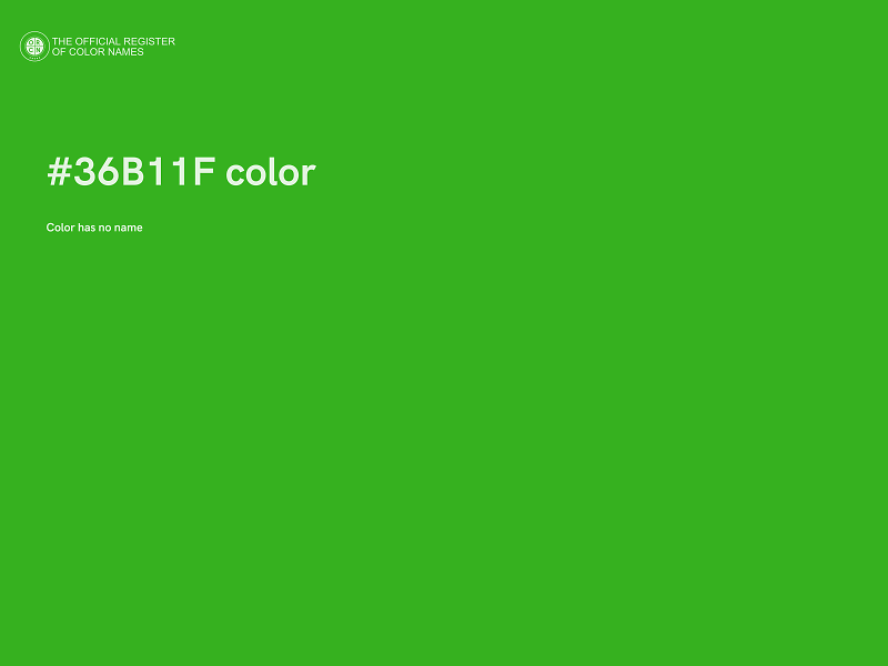 #36B11F color image