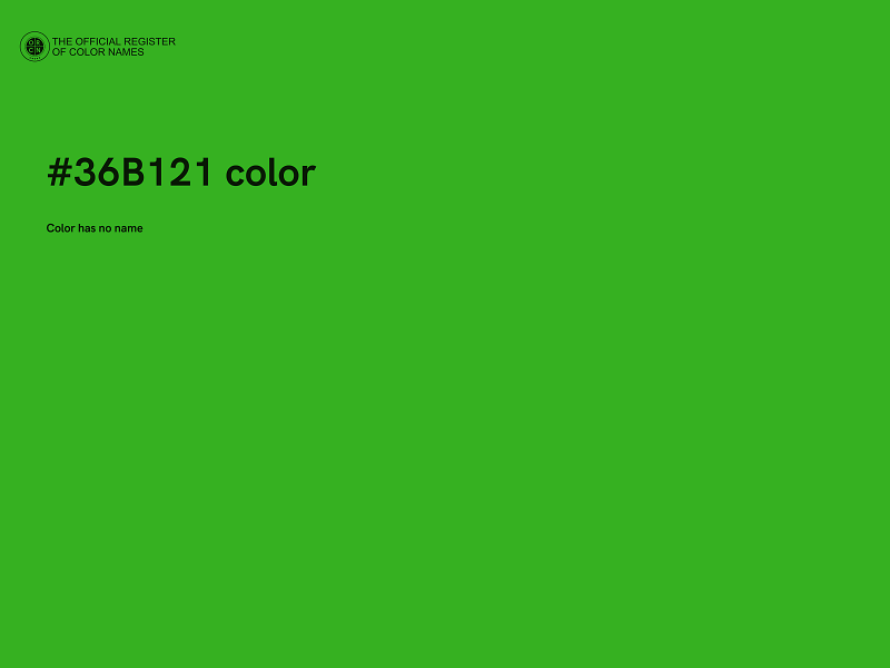 #36B121 color image