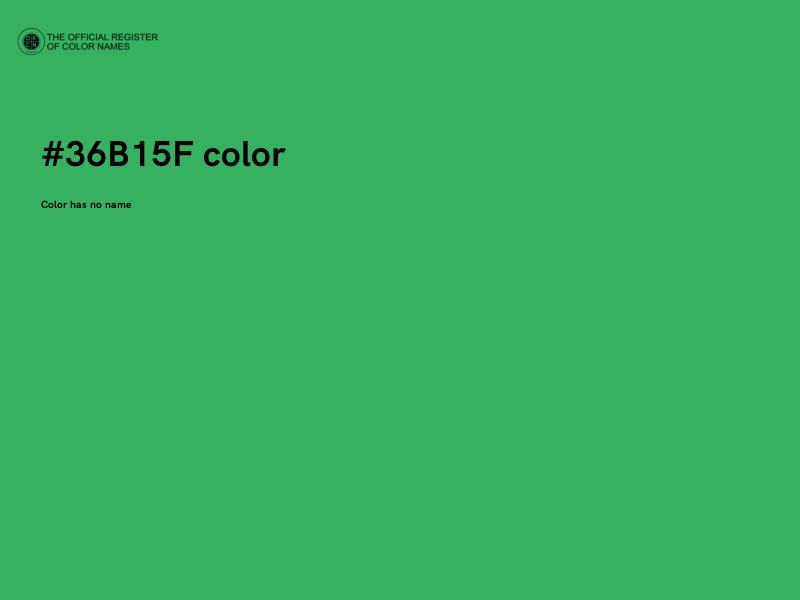 #36B15F color image