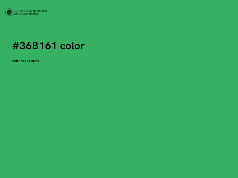 #36B161 color image