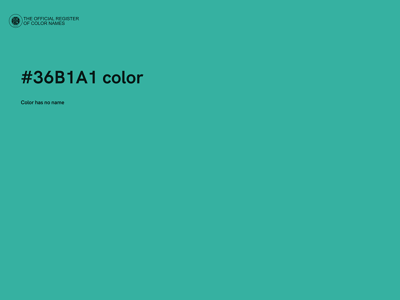 #36B1A1 color image