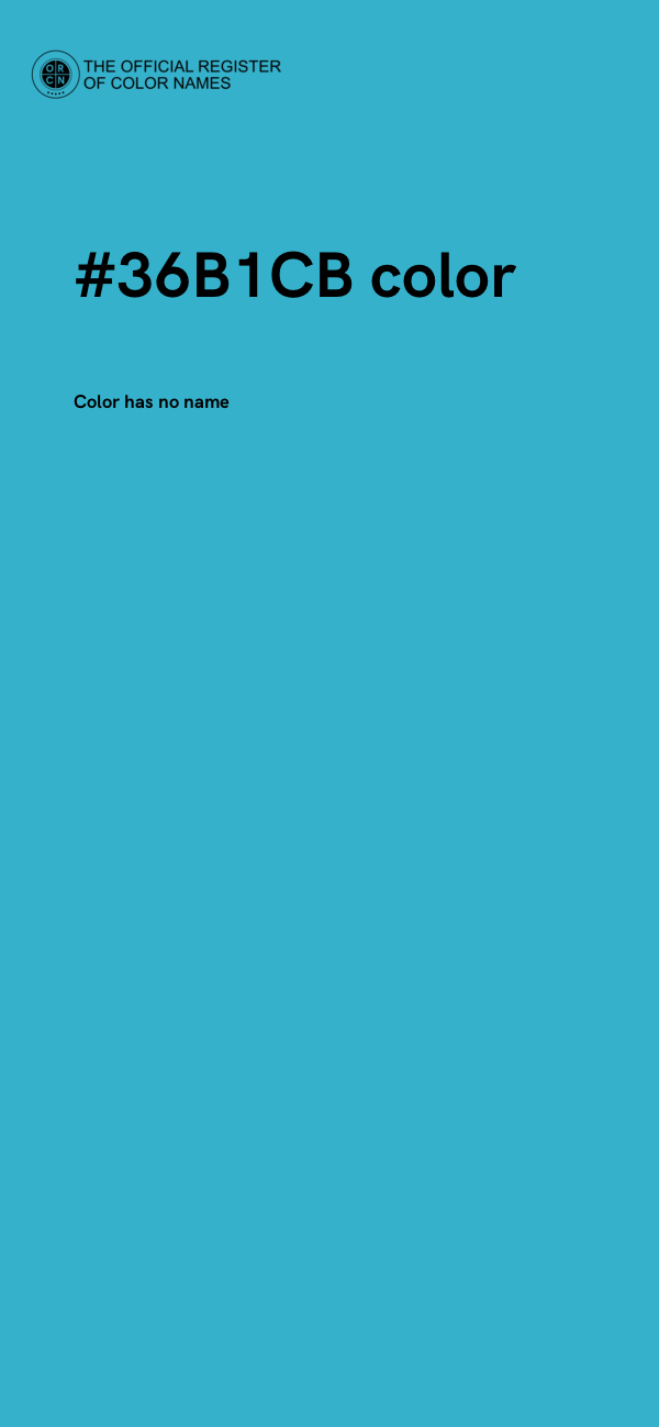 #36B1CB color image