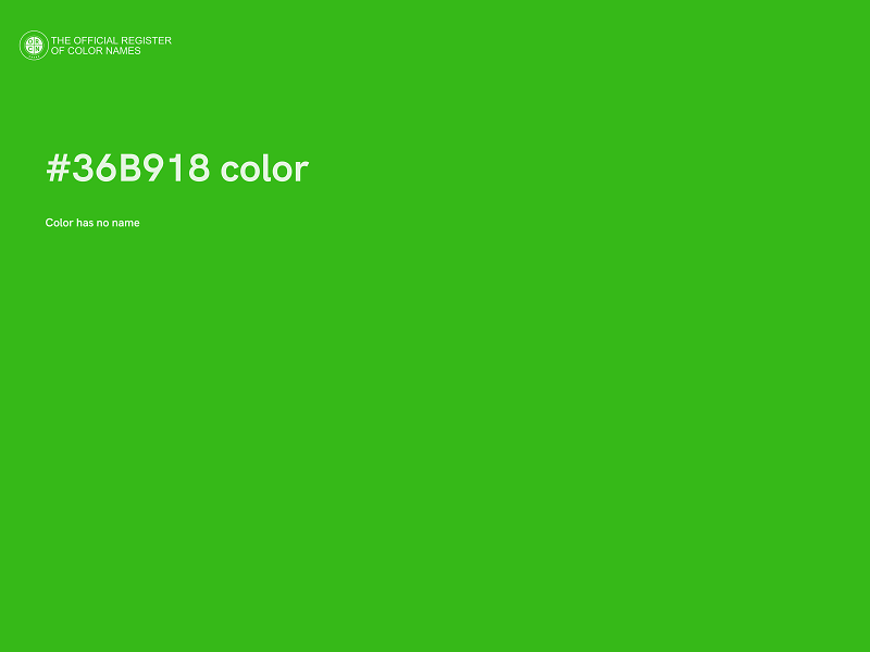 #36B918 color image