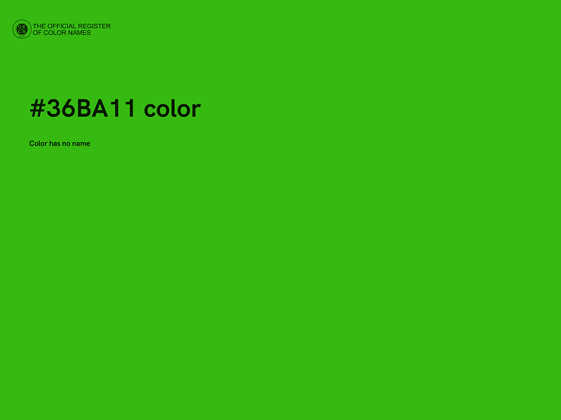 #36BA11 color image