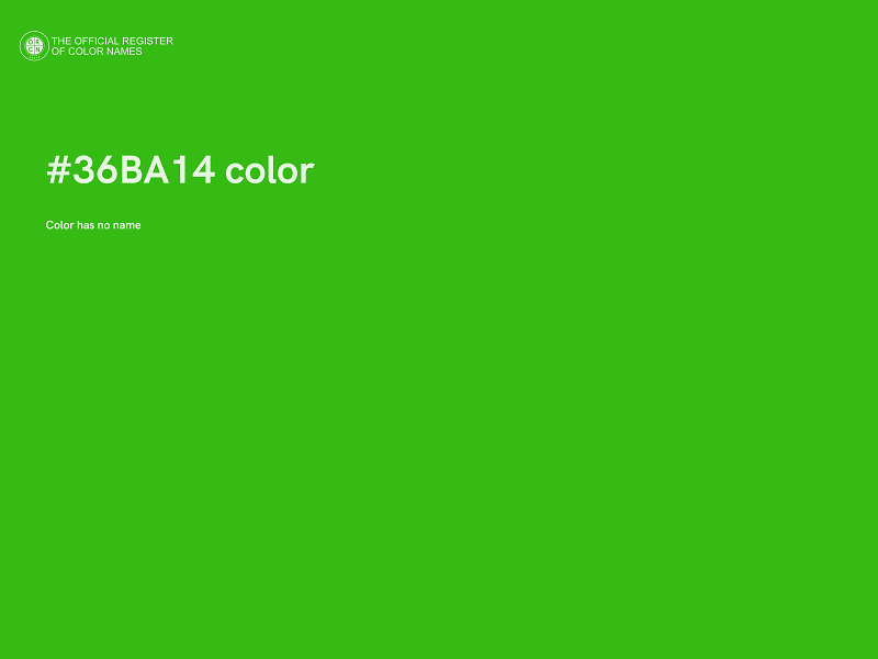 #36BA14 color image