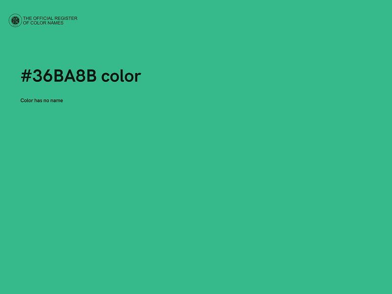 #36BA8B color image