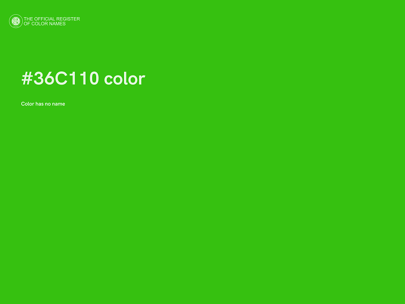#36C110 color image