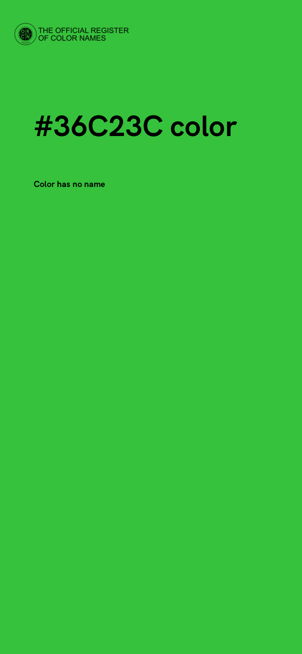 #36C23C color image