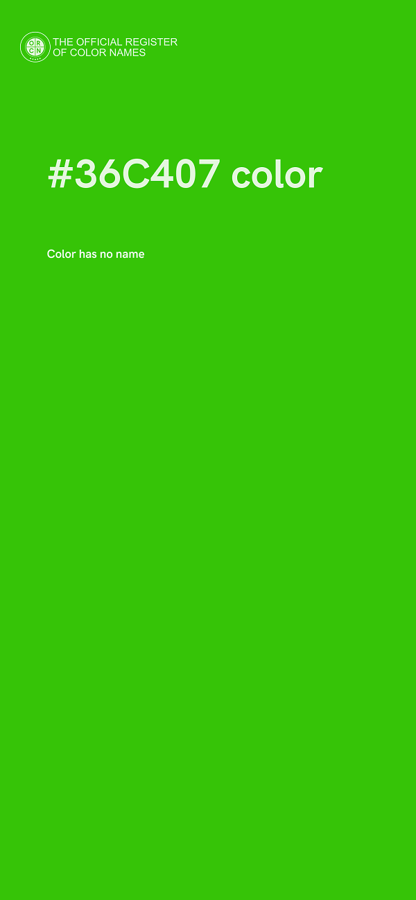 #36C407 color image