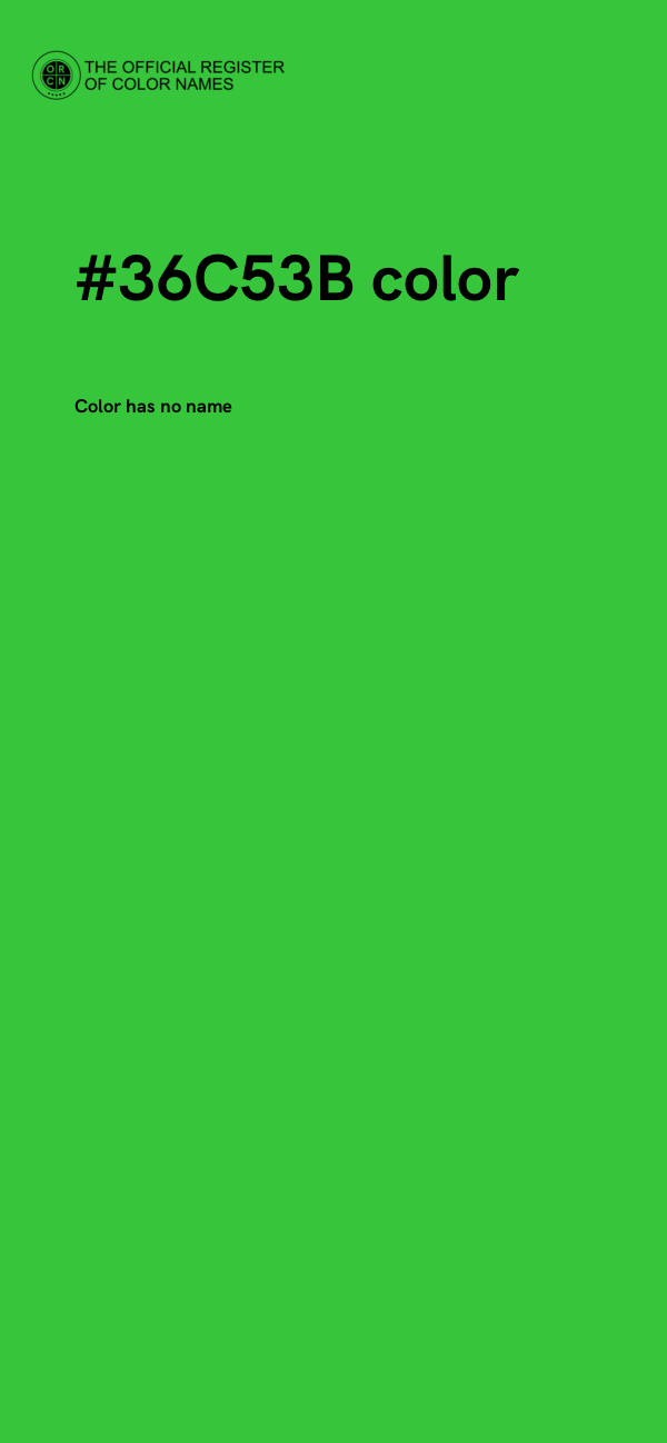 #36C53B color image