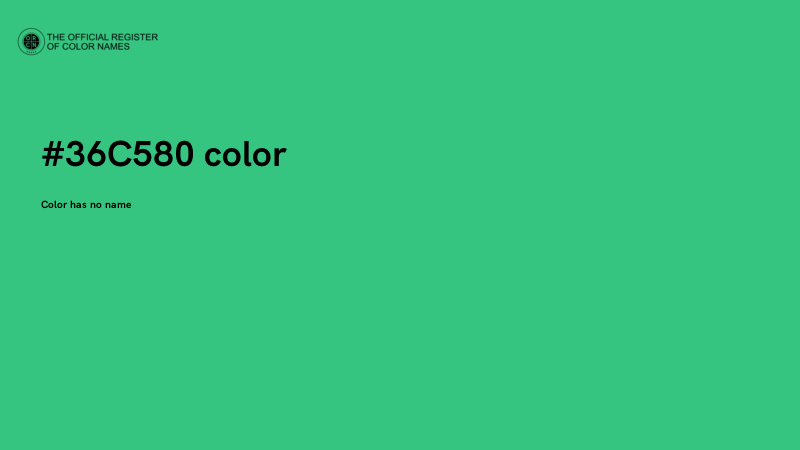 #36C580 color image