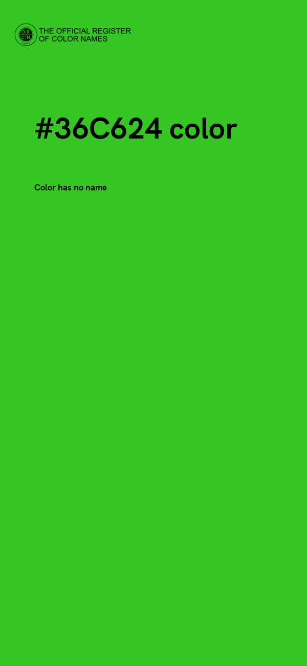#36C624 color image