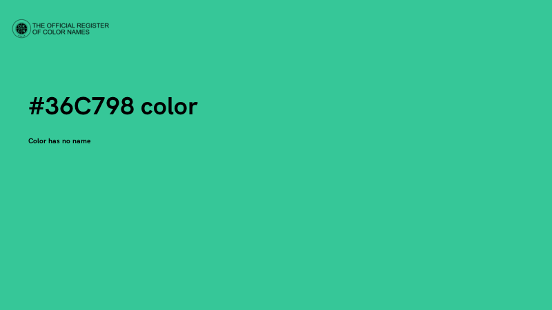 #36C798 color image